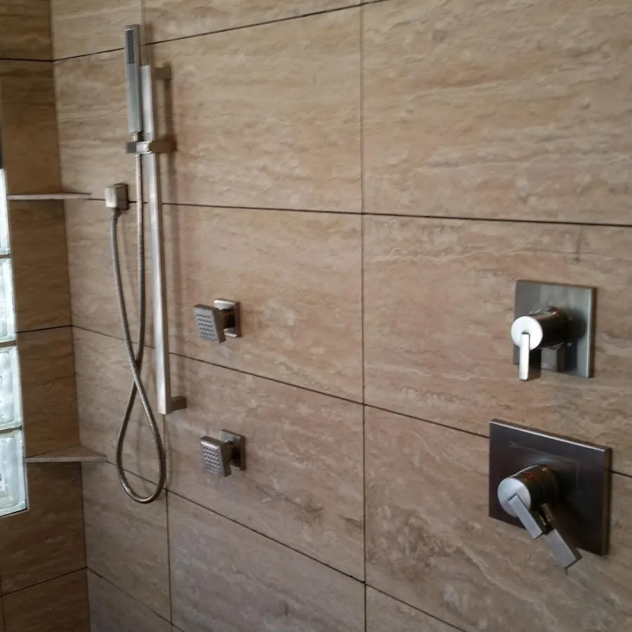 Shower fixture installation for Water Heater Replacement in San Martin
